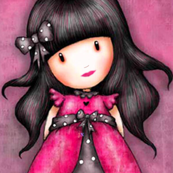 Kislány 50x40cm